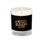 Nobody Writes Alone Glass jar soy wax candle