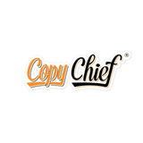 Copy Chief Bubble-free stickers Black Logo